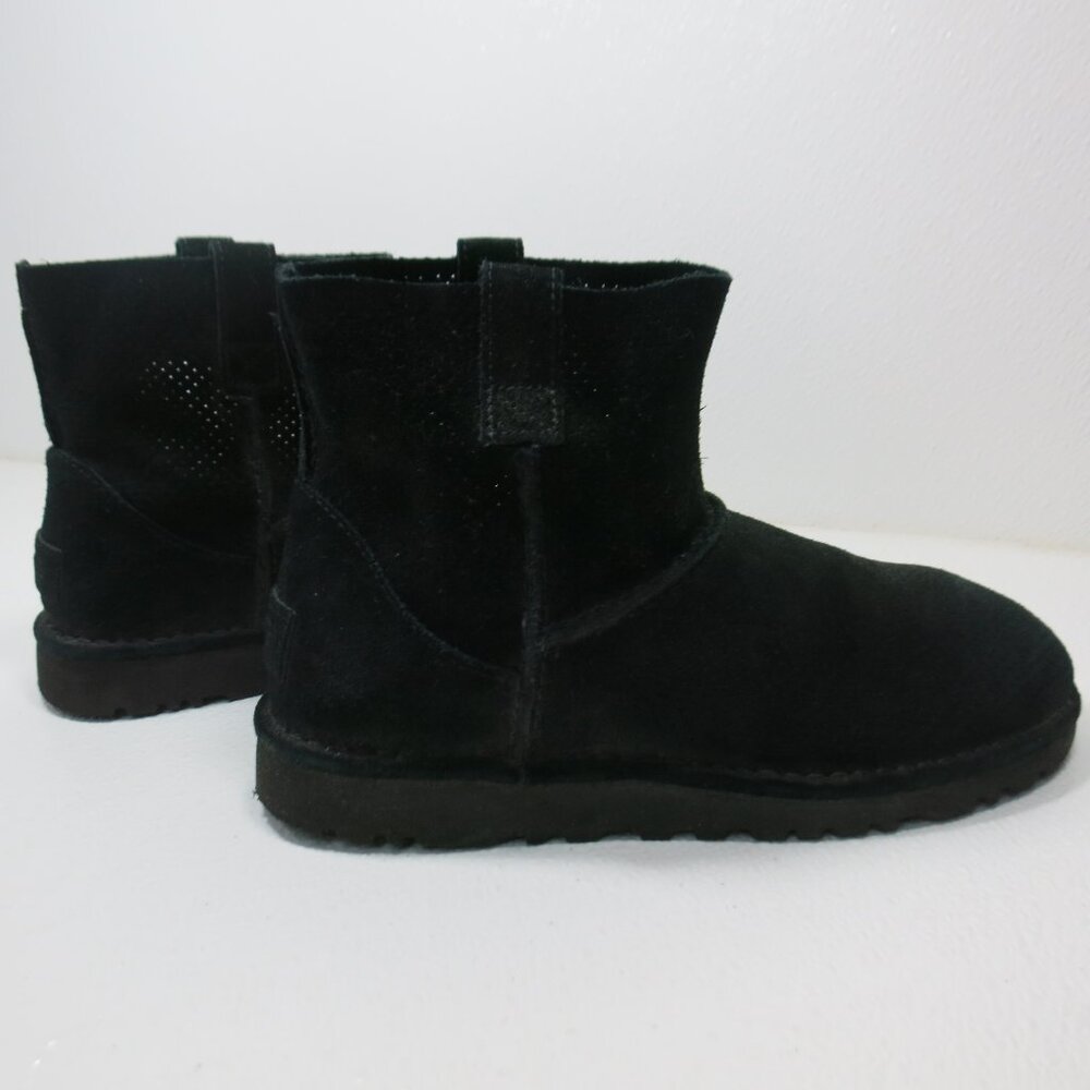 UGG Australia Classic Unlinned Mini Perforated Boots Women's Footwear Shoes 8 - Picture 4 of 7